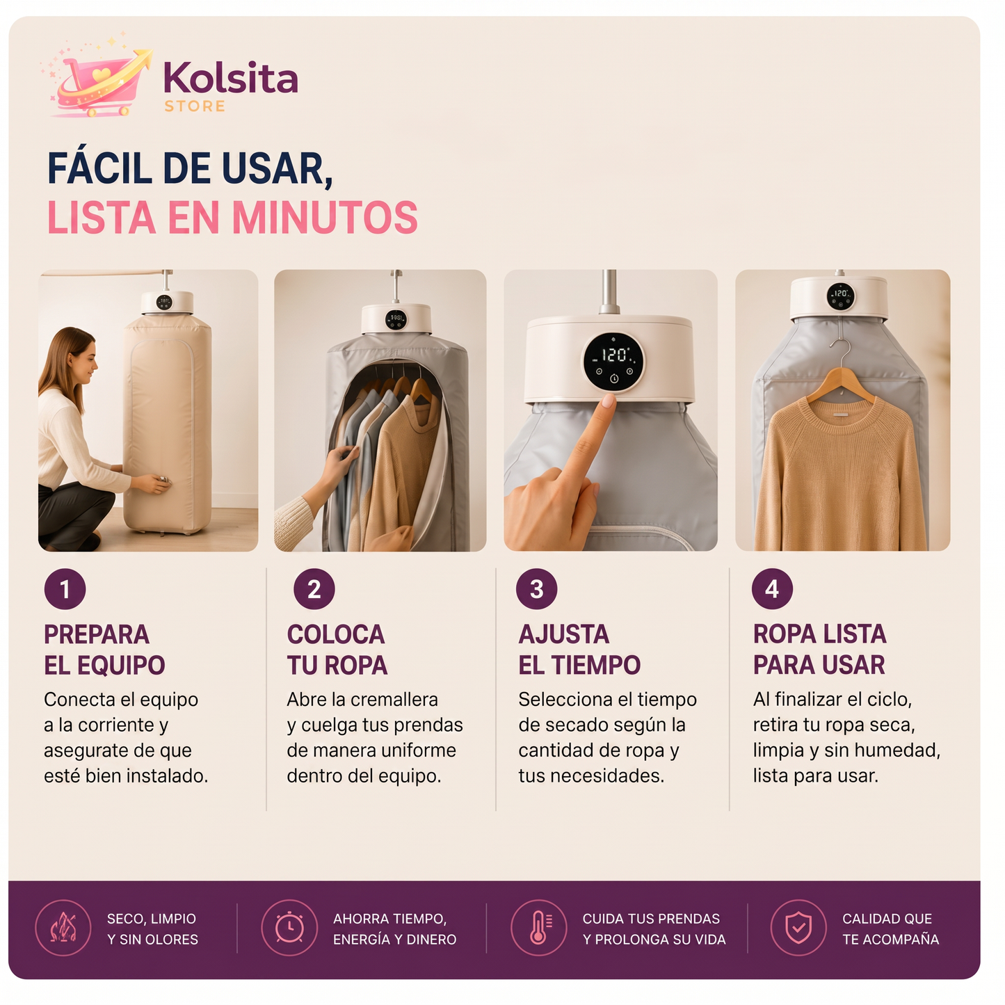 DRYFRESH PRO™ SECADORA PORTÁTIL PLEGABLE