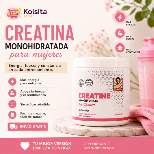 FemPower Creatine™ - Entrena con más energía y siente tu cuerpo más fuerte