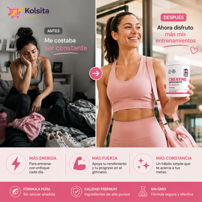 FemPower Creatine™ - Entrena con más energía y siente tu cuerpo más fuerte