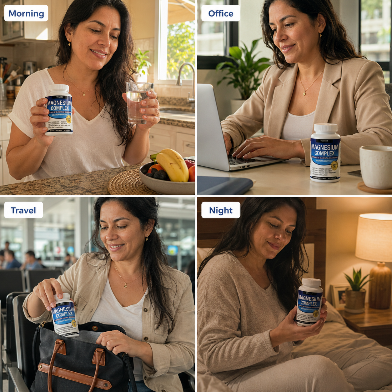 Magnesio Complex™ 1000mg - Descansa mejor, Vive con más energía.