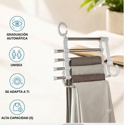 ClosetMax™ 5 en 1 - Convierte cualquier clóset en un espacio organizado.
